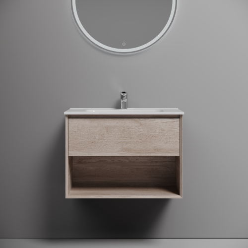 Тумба под раковину Sancos Marmi 1.0 MR1.070EG 70х40 подвесная цвет коричневый - фото 3